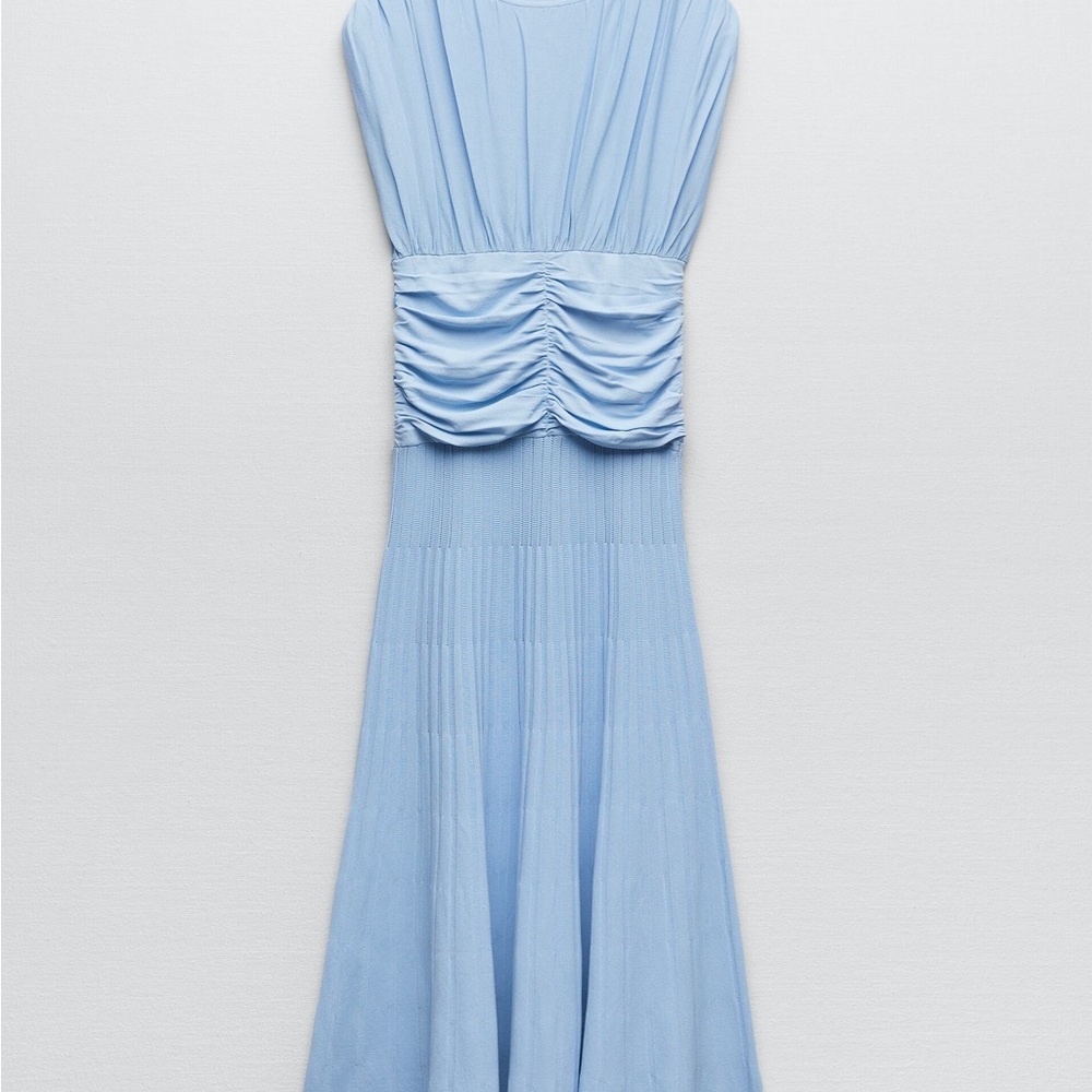 Draped Knit Dress NWT 🦋🦋🦋 by Zara - Picture 3 of 14